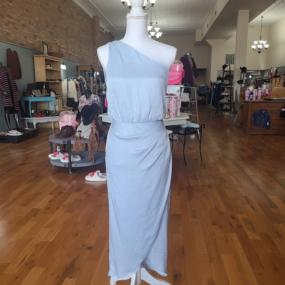 Steve Madden Adele Dress Sky Blue Size Small